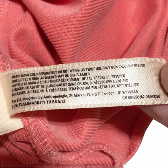 Anthropologie Ribbed Knit Bubble Hem Wrap Blouse - Picture 12 of 14